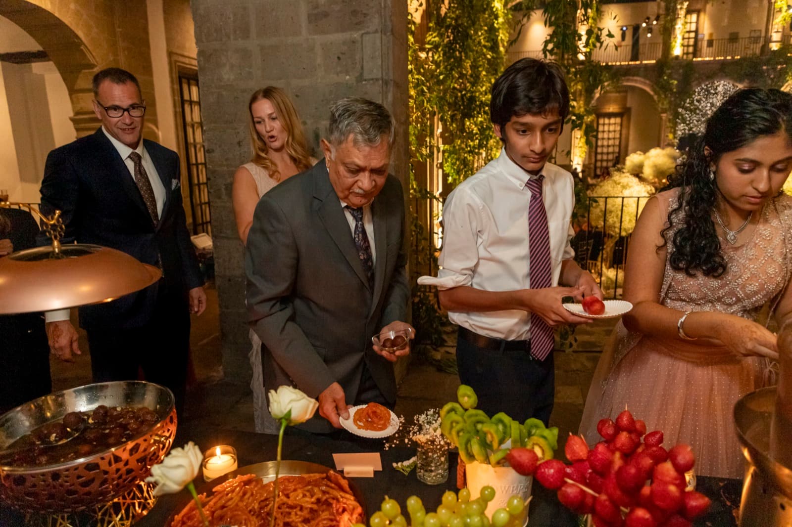 Servicio de catering de Aroma Curry en hacienda
